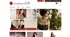 Desktop Screenshot of indusfashions.com